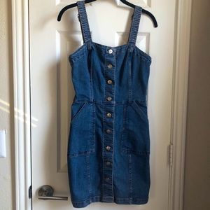 Denim button up dress from H&M